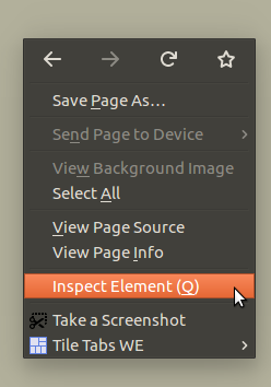 Firefox Inspect