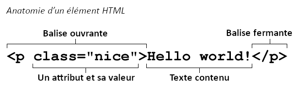 HTML anatomy